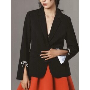 Blazer Dolan with front sleeve split and rhinestone bows so many compliments!!